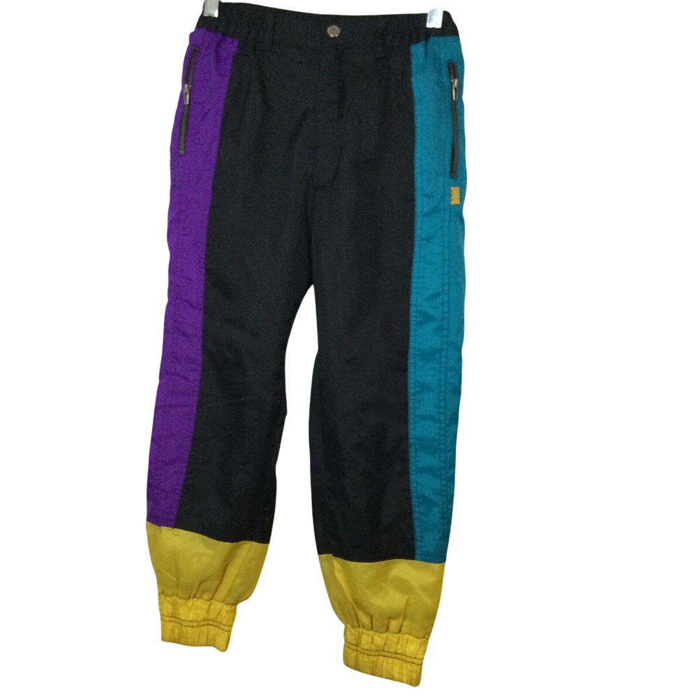 Coz Kids Color Block SnowPants Winter SkiPants Insulated Puffer Teal size8 (287)